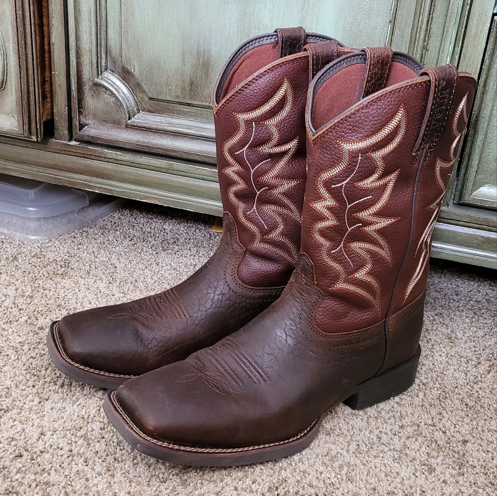 Justin Chet 11" pebble brown size 13D